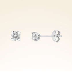 0,35 Karat Tektaş Pırlanta Küpe - PR00481 - 1