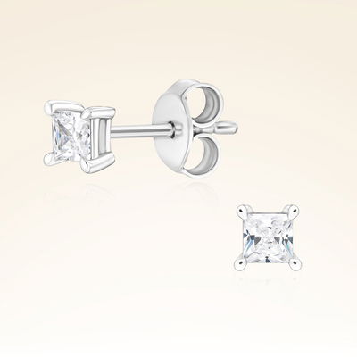 0,36 Karat Fantezi Pırlanta Küpe - Pare Pırlanta