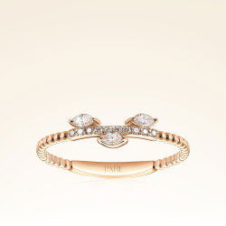 0,36 Karat Pırlanta Rose Taşlı Trend Yüzük - 1