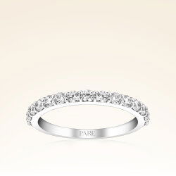 0,36 Karat Yarımtur Pırlanta Yüzük - 1