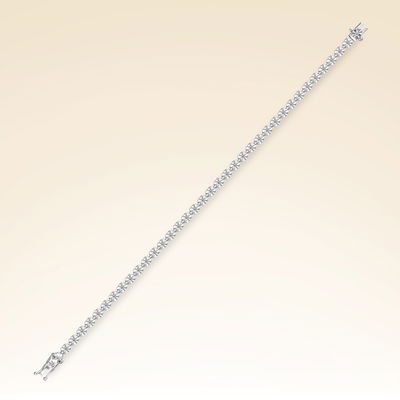 0,37 Karat Efektli Suyolu Pırlanta Bileklik - Pare Pırlanta