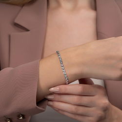 0,37 Karat Efektli Suyolu Pırlanta Bileklik - 3