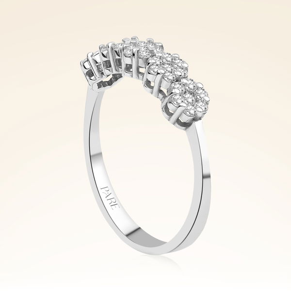 0,37 Karat Fantezi Pırlanta Yüzük - Pare Pırlanta