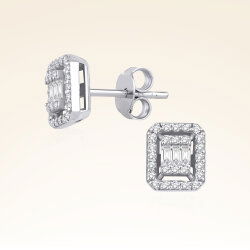 0,37 Karat Pırlantalı Baget Set - 3