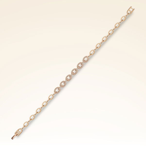 0,37 Karat Pırlanta Taşlı Rose Bileklik - Pare Pırlanta