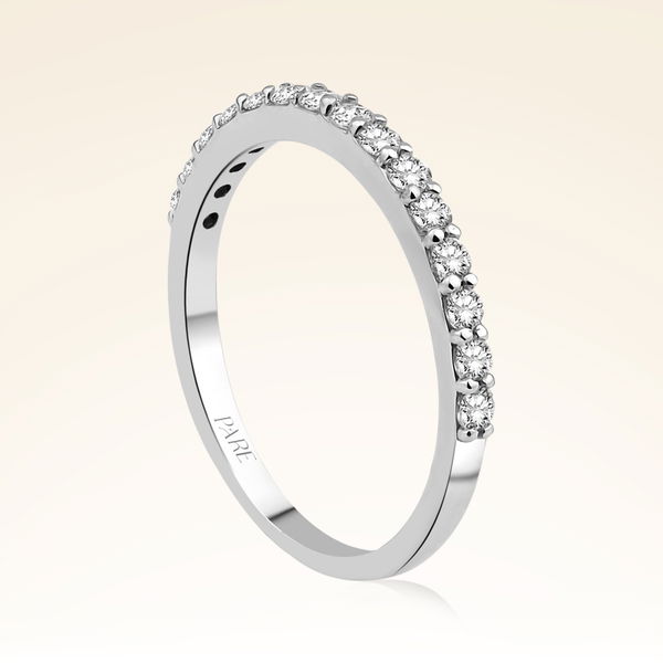 0,37 Karat Yarımtur Pırlanta Yüzük - Pare Pırlanta