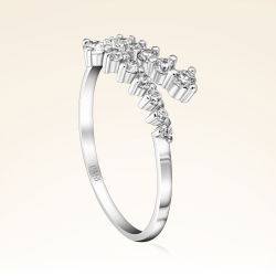 0,38 Karat Pırlanta Taşlı Trend Yüzük - 2