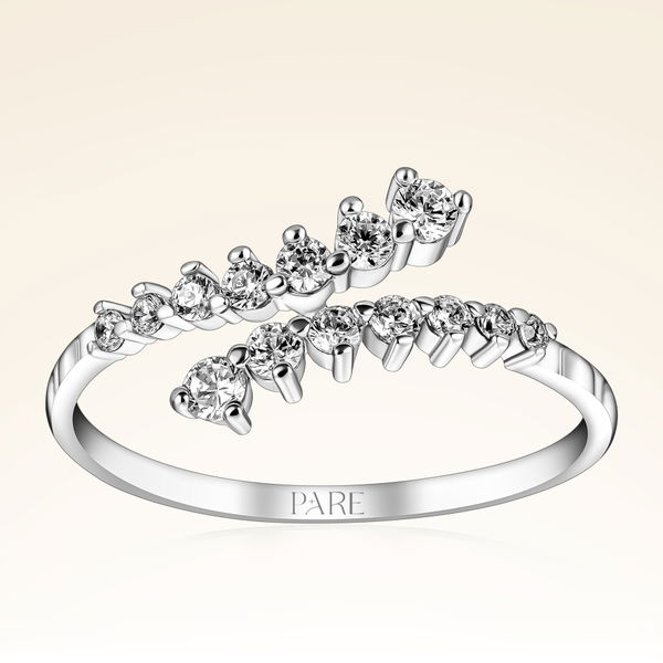 0,38 Karat Pırlanta Taşlı Trend Yüzük - Pare Pırlanta