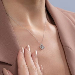 0,39 Karat Fantezi Pırlanta Kolye - PR00560 - 3