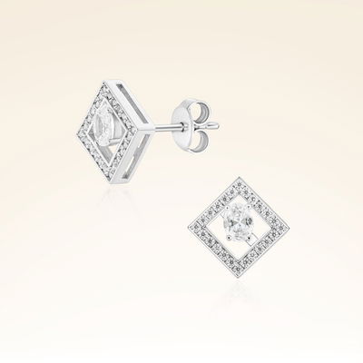 0,39 Karat Tektaş Pırlanta Küpe - Pare Pırlanta