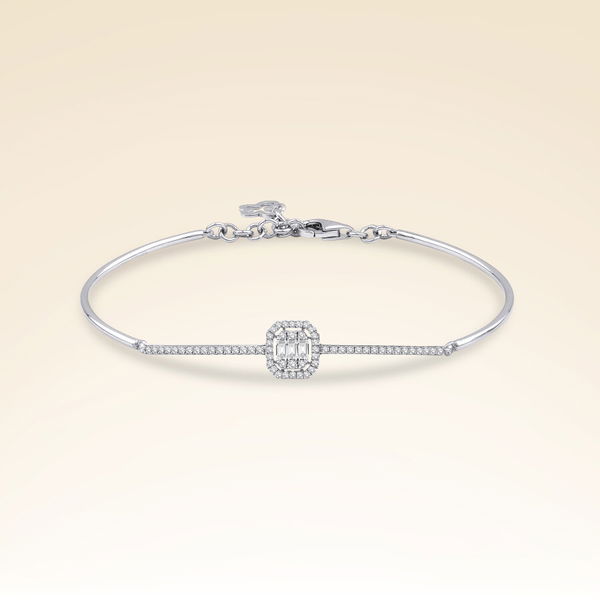 0,40 Karat Baget Pırlanta Bileklik - Pare Pırlanta