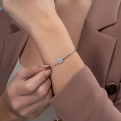 0,40 Karat Baget Pırlanta Bileklik - PR00897 - 2