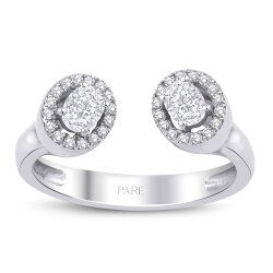 0,40 Karat Fantezi Oval Pırlanta Yüzük - PR01366 - 1