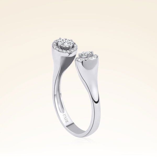 0,40 Karat Fantezi Oval Pırlanta Yüzük - Pare Pırlanta