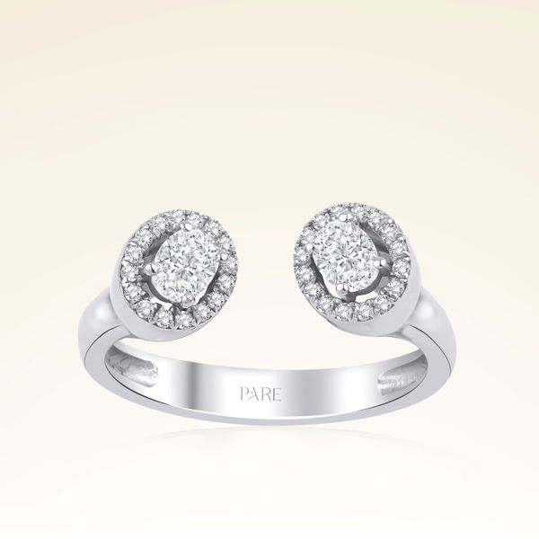 0,40 Karat Fantezi Oval Pırlanta Yüzük - Pare Pırlanta