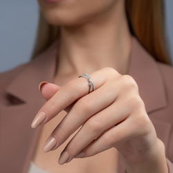 0,40 Karat Fantezi Pırlanta Yüzük - PR00679 - 3