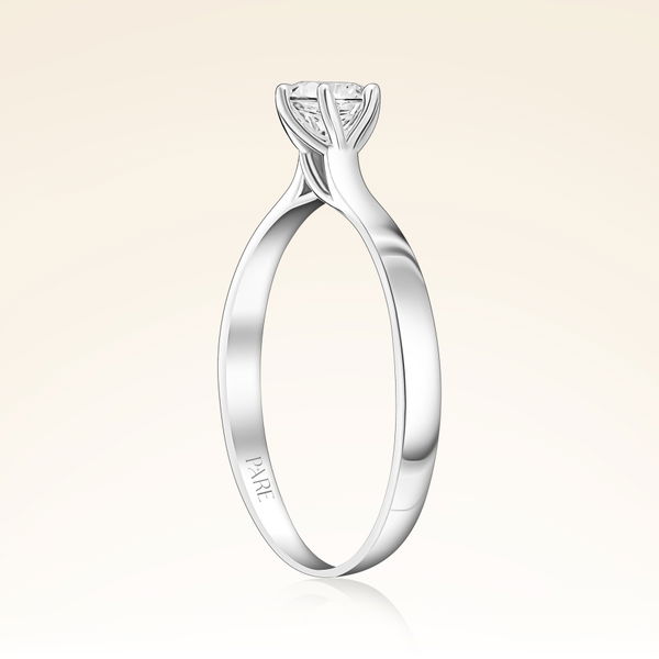 G Renk 0,41 Karat HRD Sertifikalı Tektaş Pırlanta Yüzük - Pare Pırlanta