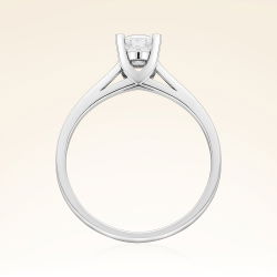 G Renk 0,40 Karat HRD Sertifikalı Tektaş Pırlanta Yüzük - 3