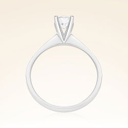 G Renk 0,40 Karat HRD Sertifikalı Tektaş Pırlanta Yüzük - 3