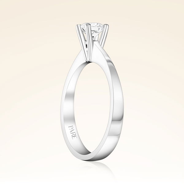 G Renk 0,40 Karat HRD Sertifikalı Tektaş Pırlanta Yüzük - Pare Pırlanta