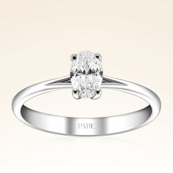 0,40 Karat Oval Tektaş Pırlanta Yüzük - PR01463 - 1