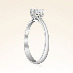0,40 Karat Oval Tektaş Pırlanta Yüzük - PR01463 - 3