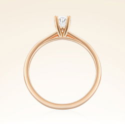 0,40 Karat Oval Tektaş Pırlanta Yüzük - PR00437 - 3