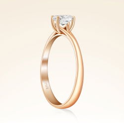 0,40 Karat Oval Tektaş Pırlanta Yüzük - PR00437 - 2