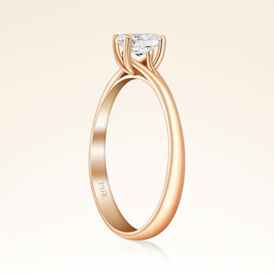 0,40 Karat Oval Tektaş Pırlanta Yüzük - Pare Pırlanta