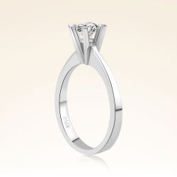 G Renk 0,40 Karat HRD Sertifikalı Tektaş Pırlanta Yüzük - 2