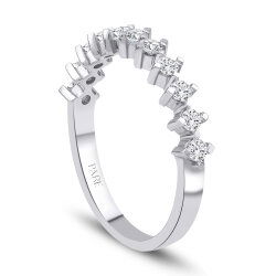 0,40 Karat Pırlanta Yarımtur Yüzük - PR01303 - 2