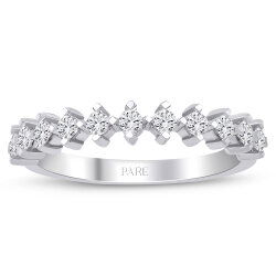 0,40 Karat Pırlanta Yarımtur Yüzük - PR01303 - 1