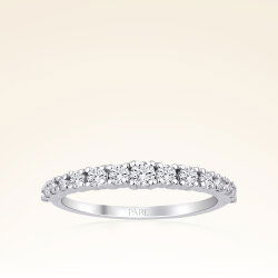 0,40 Karat Pırlanta Yarımtur Yüzük - 1