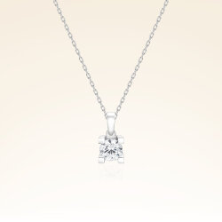 0,40 Karat Tektaş Pırlanta Kolye - 1