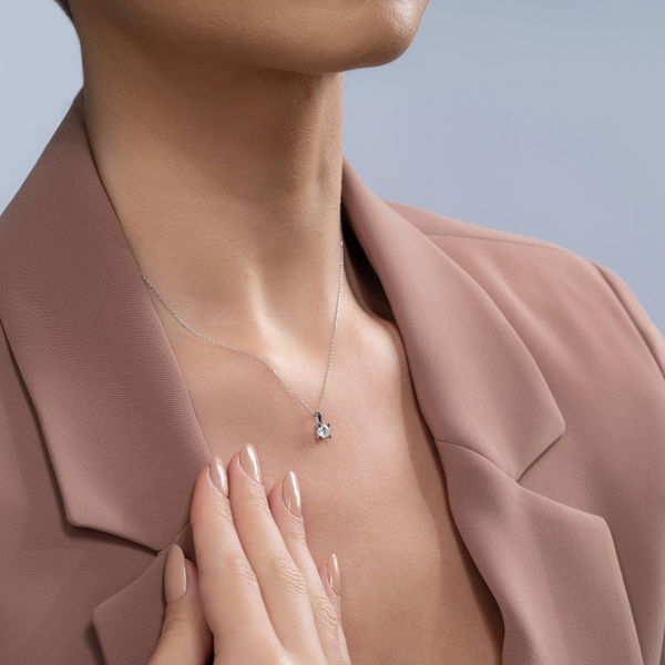 0,40 Karat Tektaş Pırlanta Kolye - Pare Pırlanta