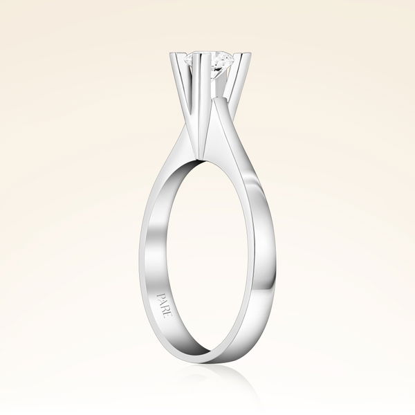 G Renk 0,40 Karat HRD Sertifikalı Tektaş Pırlanta Yüzük - Pare Pırlanta