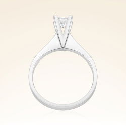 G Renk 0,40 Karat HRD Sertifikalı Tektaş Pırlanta Yüzük - 3