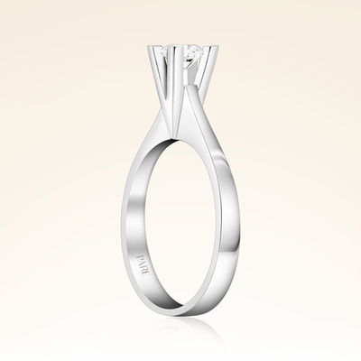 G Renk 0,40 Karat HRD Sertifikalı Tektaş Pırlanta Yüzük - Pare Pırlanta