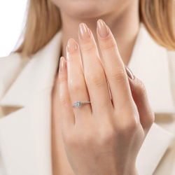 0,40 Karat Tektaş Pırlanta Yüzük - 3