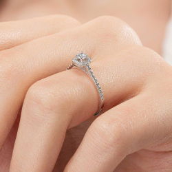 0,40 Karat Tektaş Pırlanta Yüzük - 6