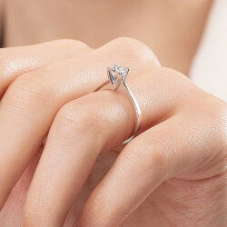 0,40 Karat Tektaş Pırlanta Yüzük - PR01249-H40 - 7