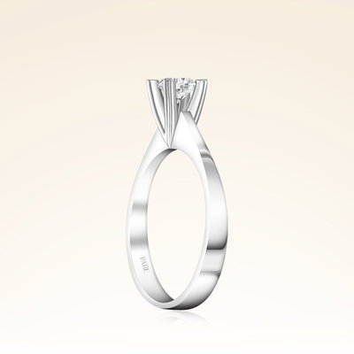 G Renk 0,40 Karat HRD Sertifikalı Tektaş Pırlanta Yüzük - Pare Pırlanta