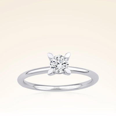 G Renk 0,40 Karat HRD Sertifikalı Tektaş Pırlanta Yüzük - Pare Pırlanta