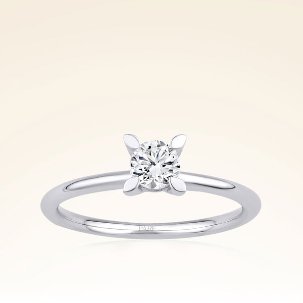 G Renk 0,40 Karat HRD Sertifikalı Tektaş Pırlanta Yüzük - Pare Pırlanta