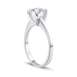 0,40 Karat Tektaş Pırlanta Yüzük - PR01371-H40 - 2