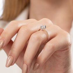 0,40 Karat Tektaş Pırlanta Yüzük - PR01371-H40 - 6