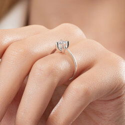 0,40 Karat Tektaş Pırlanta Yüzük - PR01371-H40 - 7
