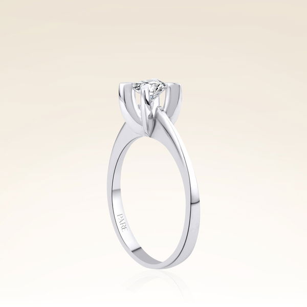 G Renk 0,40 Karat HRD Sertifikalı Tektaş Pırlanta Yüzük - Pare Pırlanta