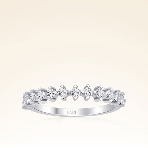 0,40 Karat Yarımtur Pırlanta Yüzük - Pare Pırlanta