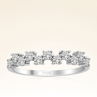 0,40 Karat Yarımtur Pırlanta Yüzük - Pare Pırlanta